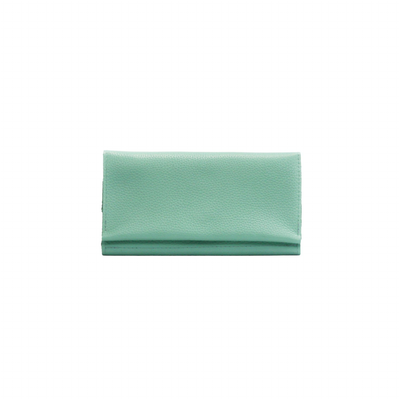 Women's  Leather Wallet in Seafoam Green by Kerry Noël.