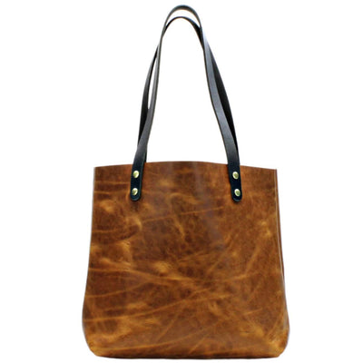 Womens Tan Standard Genuine Leather tote handbag by Kerry Noël.